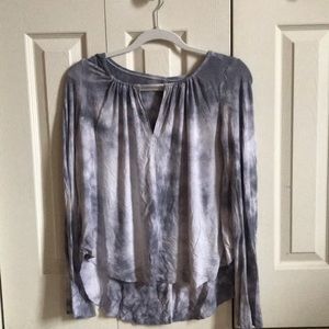 Bell Sleeve Tie-Dye Top
